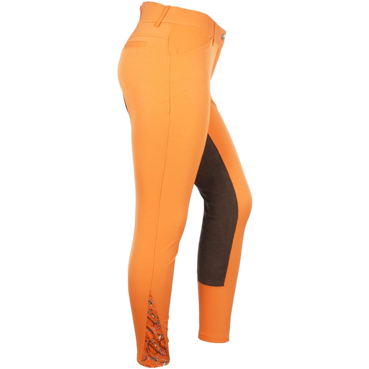 HKM Pantalon d'Équitation Allure avec Siège en Alos Orange