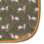 HKM Tapis de Selle Allure Cheval Polyvalent Olive