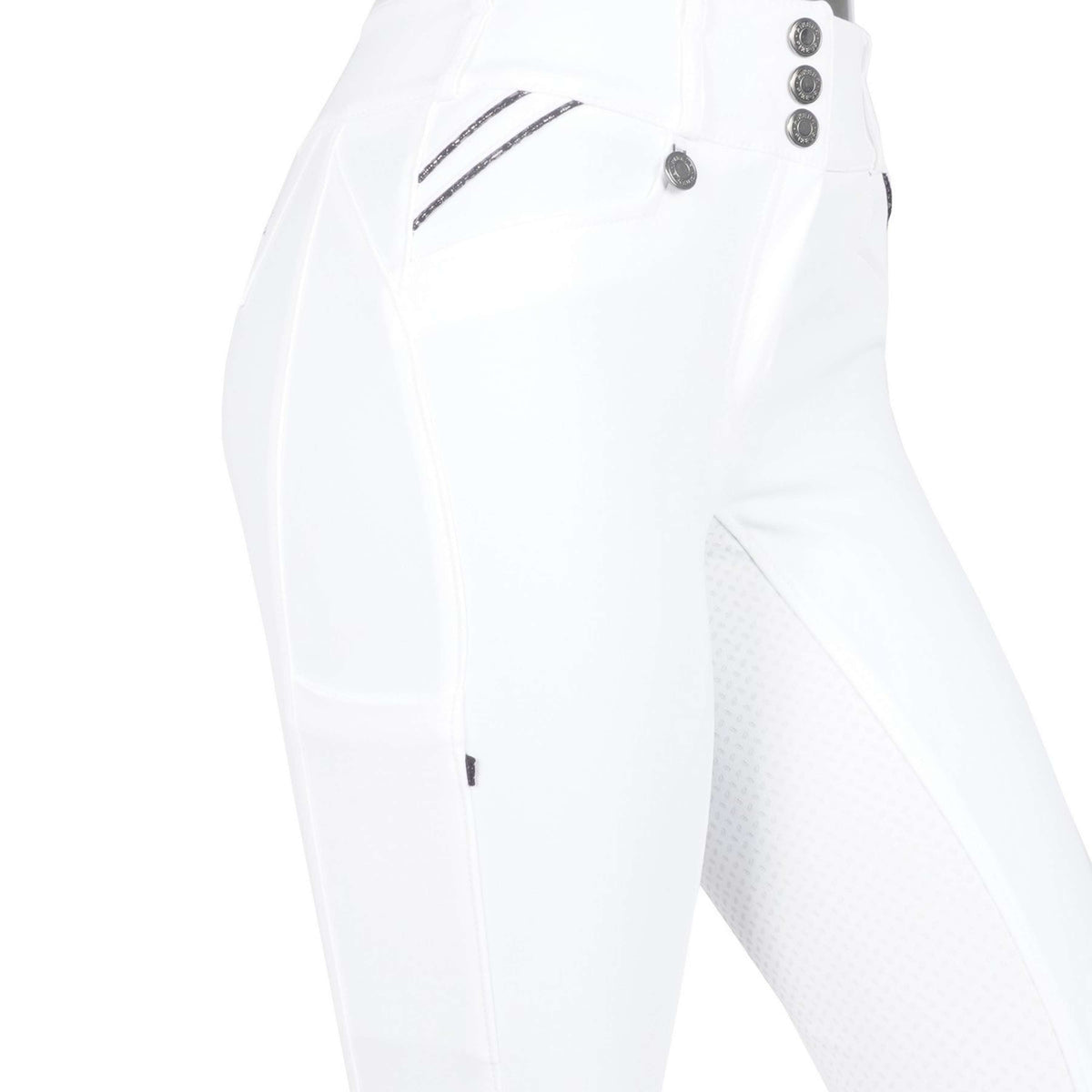 Pikeur Pantalon d'Équitation Candela glamor Full Grip Blanc