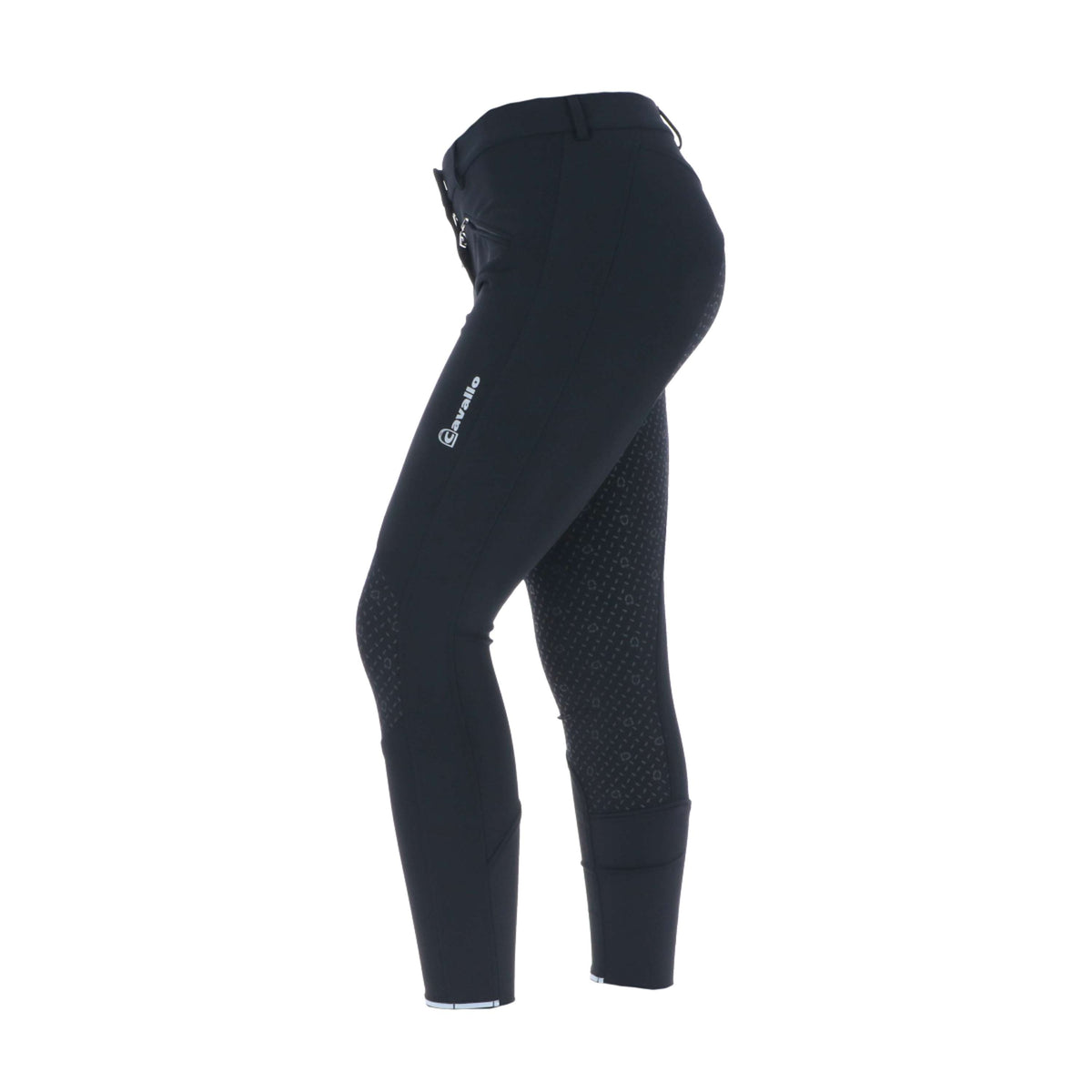 Cavallo Pantalon d'Équitation Softshell CavalCaja Grip Noir