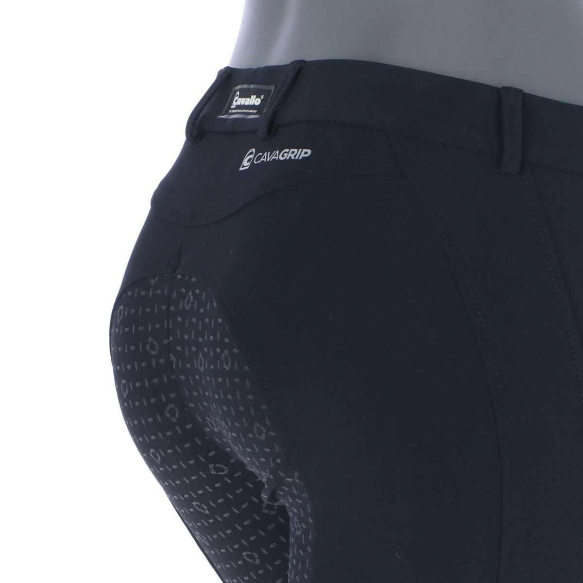 Cavallo Pantalon d'Équitation Softshell CavalCaja Grip Noir