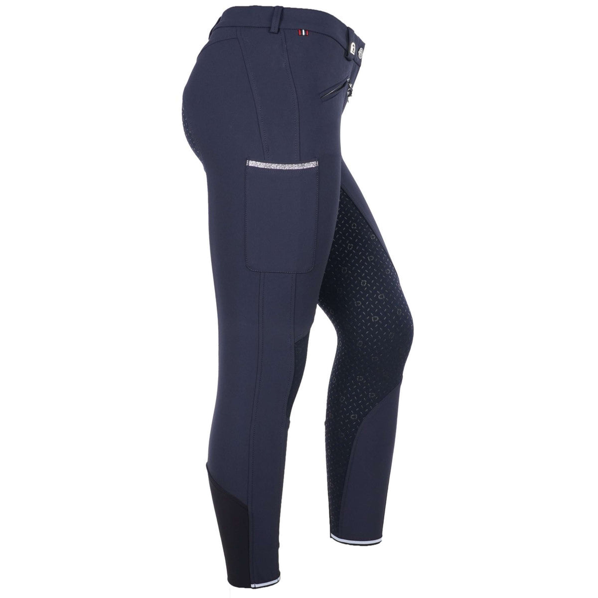 Cavallo Pantalon d'Équitation Caja Grip Mobile Bleu Foncé