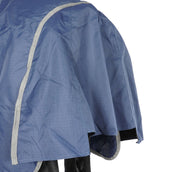 EQUITHÈME Couverture Imperméable Tyrex 600D Recyclé 50g Bleu