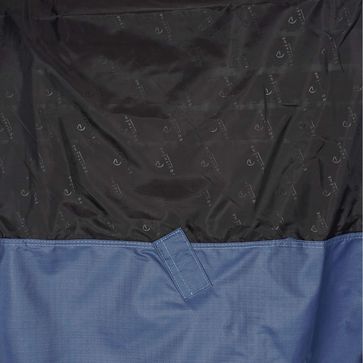 EQUITHÈME Couverture Imperméable Tyrex 600D Recyclé 50g Bleu