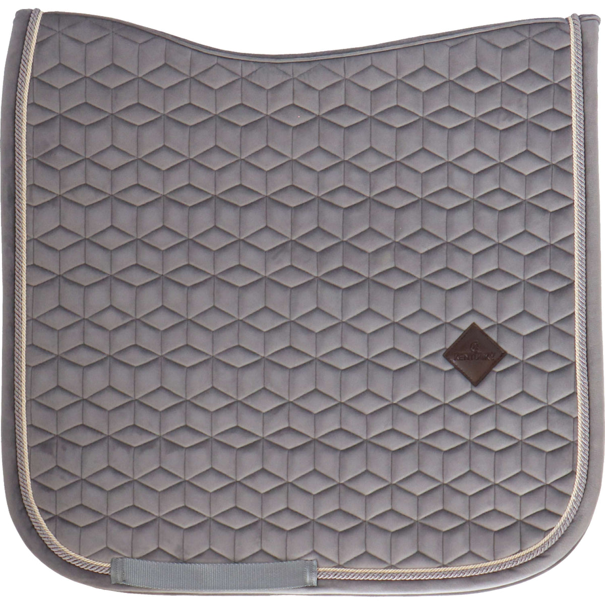 Kentucky Tapis de Selle Basic Velvet Dressage Gris