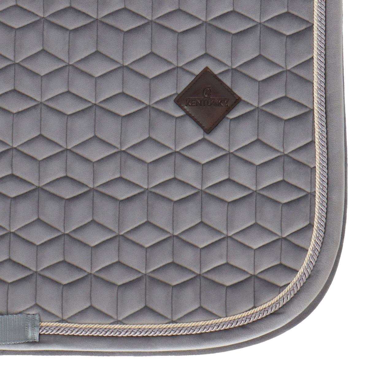 Kentucky Tapis de Selle Basic Velvet Dressage Gris