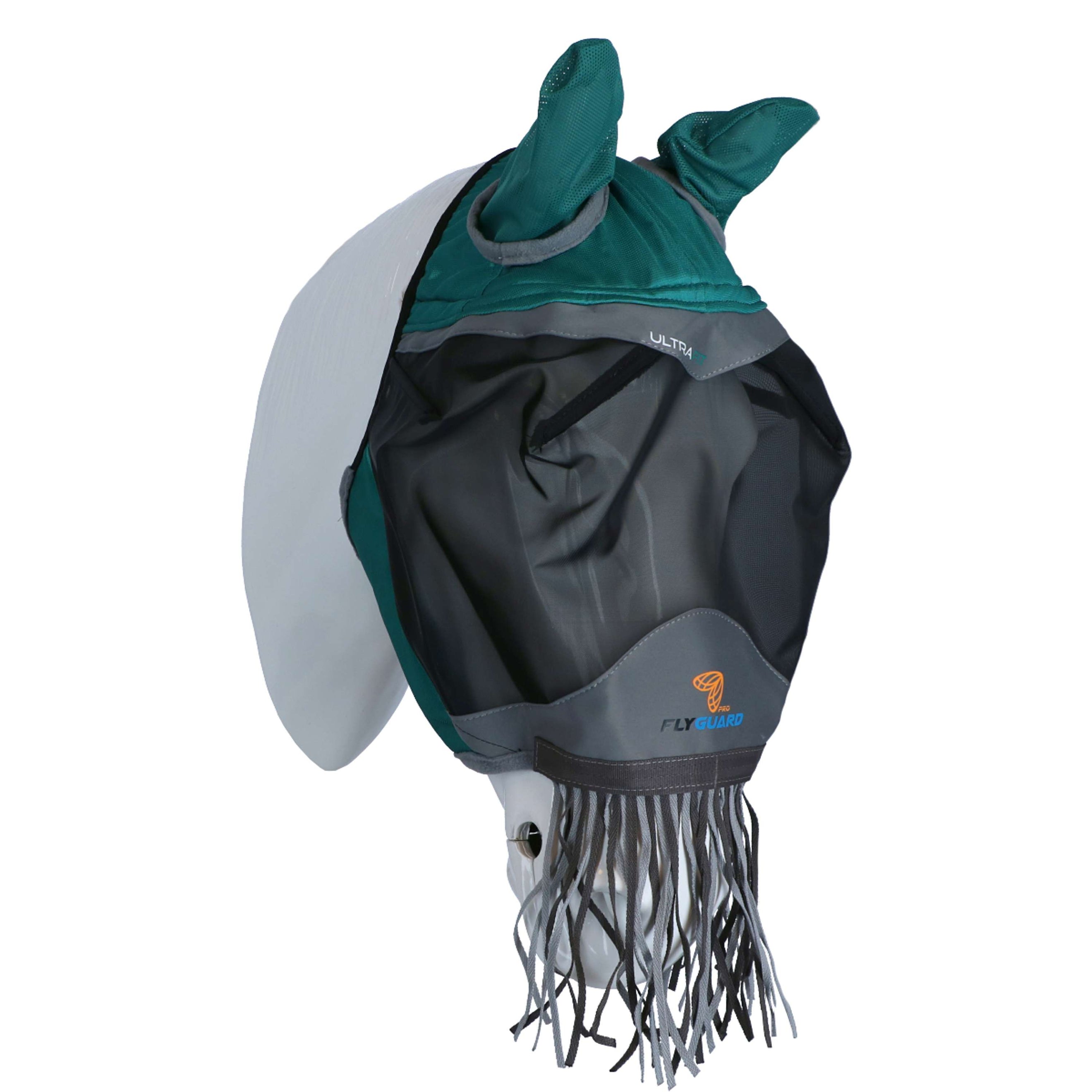 Shires Masque Anti-Mouches Deluxe Vert