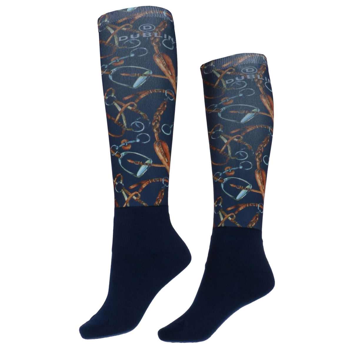 Dublin Chaussettes d'Équitation Stocking Harness Print