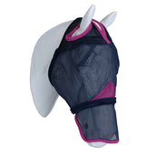 Weatherbeeta Masque Anti-Mouches Comfitec Deluxe Durable Mesh avec Nez marine/violet