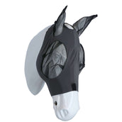 Weatherbeeta Masque Anti-Mouches Deluxe Stretch Bug avec Oreilles Gris/Noir