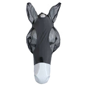 Weatherbeeta Masque Anti-Mouches Deluxe Stretch Bug avec Oreilles Gris/Noir