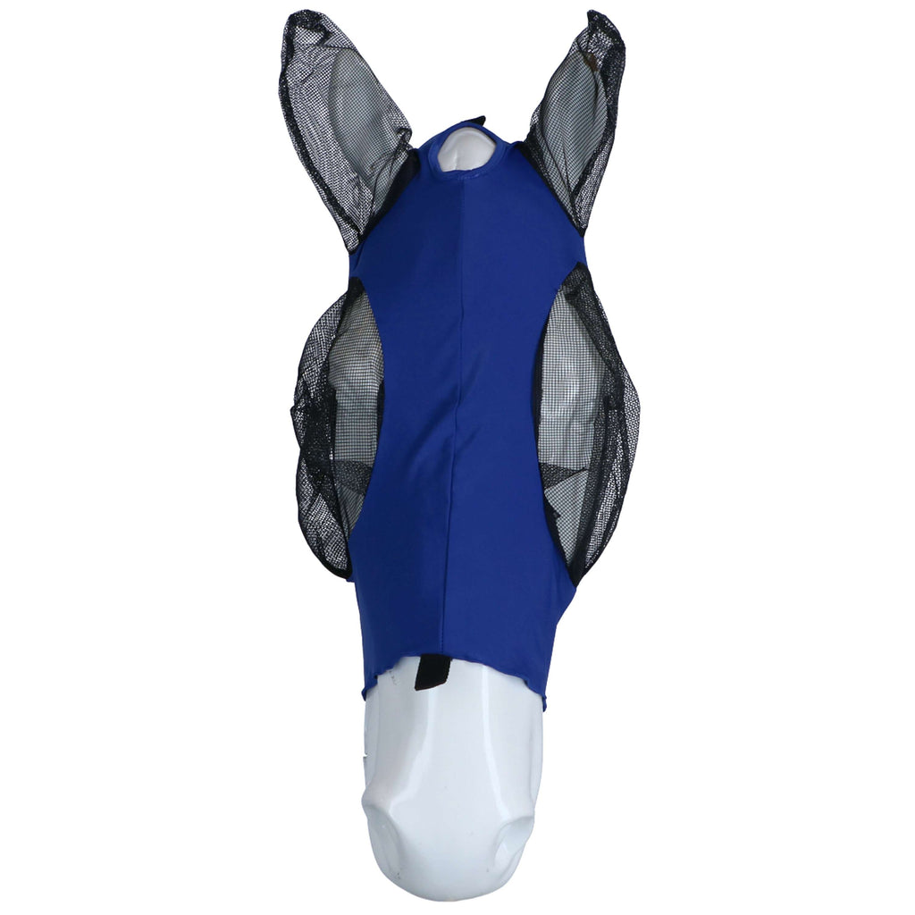 WeatherBeeta Masque Anti-Mouches Deluxe Stretch Bug avec Oreilles Bleu royal/Noir