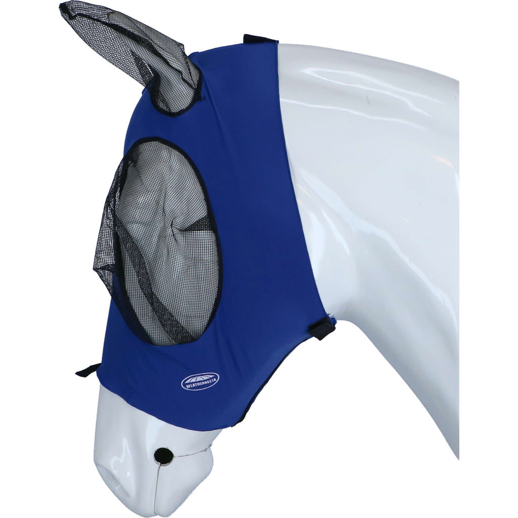 WeatherBeeta Masque Anti-Mouches Deluxe Stretch Bug avec Oreilles Bleu royal/Noir
