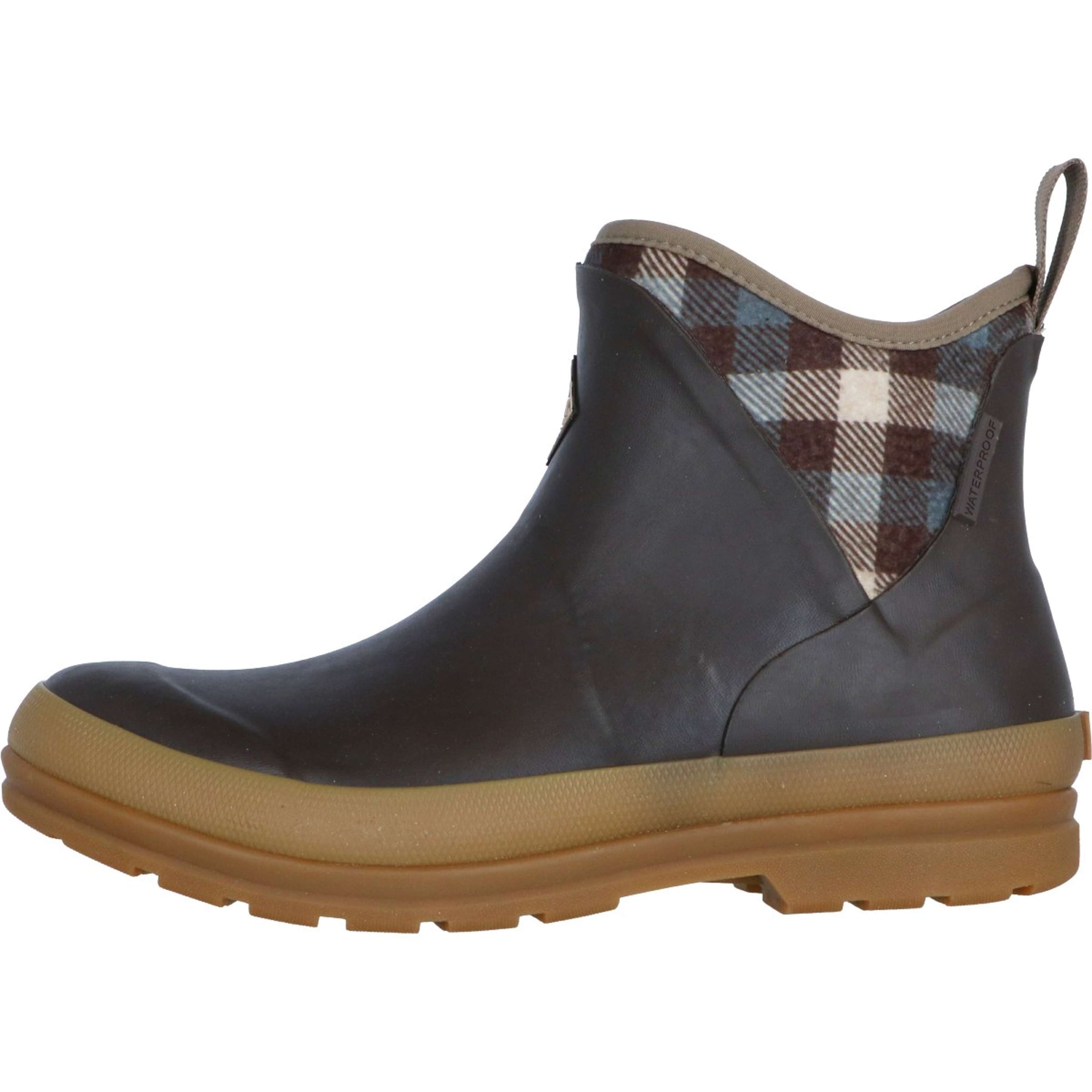 Muck Boot Originals Pull On Ankle Marron/Plaid Muck Boot Originals Pull On Ankle Marron/Plaid