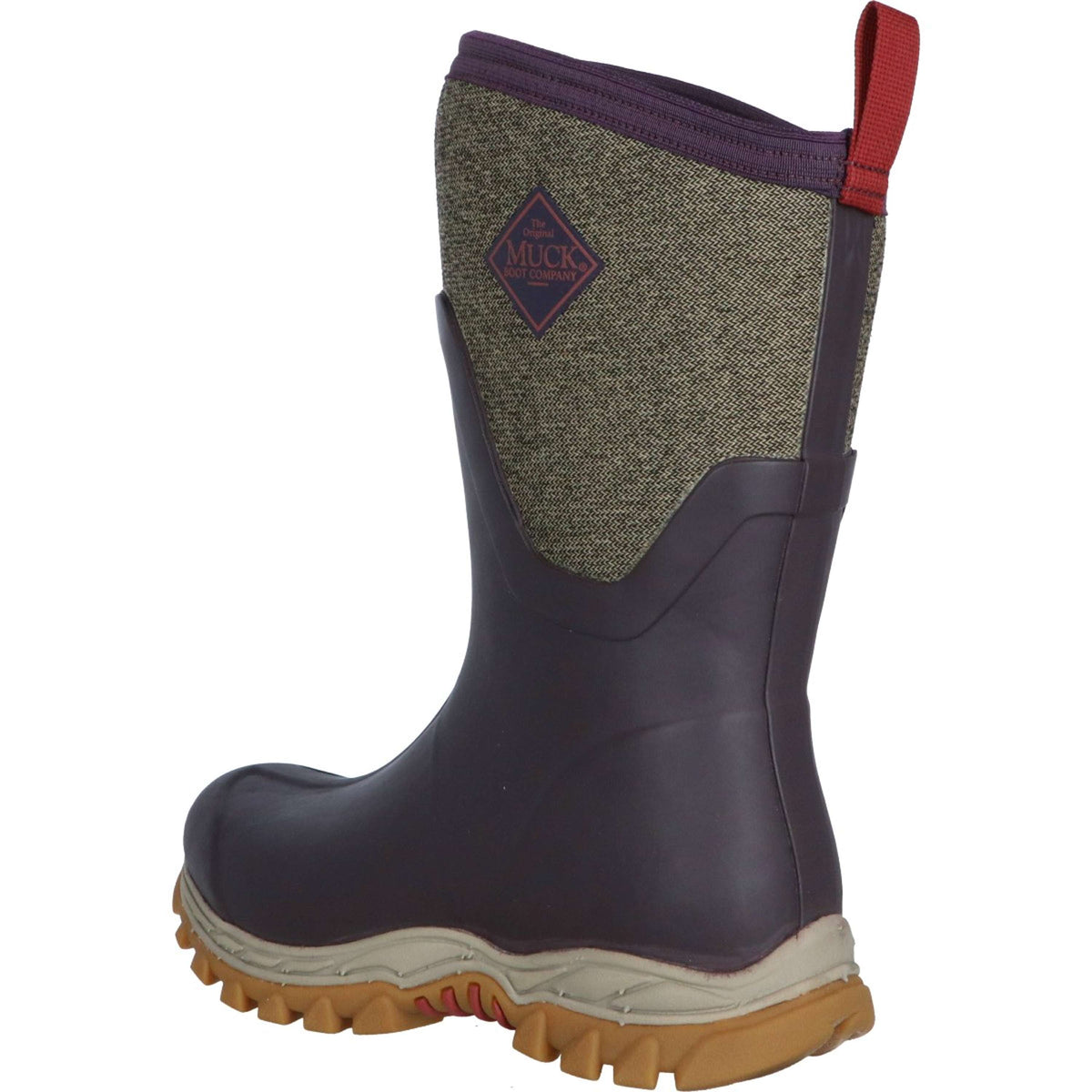 Muck Boot Arctic Sport II Mid Femme Bordeaux/Tweed