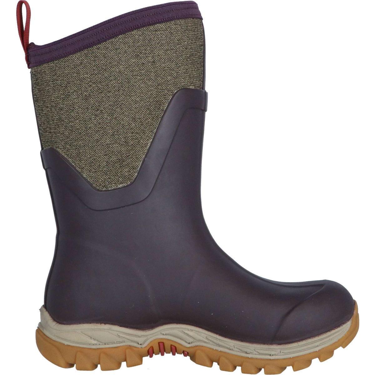 Muck Boot Arctic Sport II Mid Femme Bordeaux/Tweed