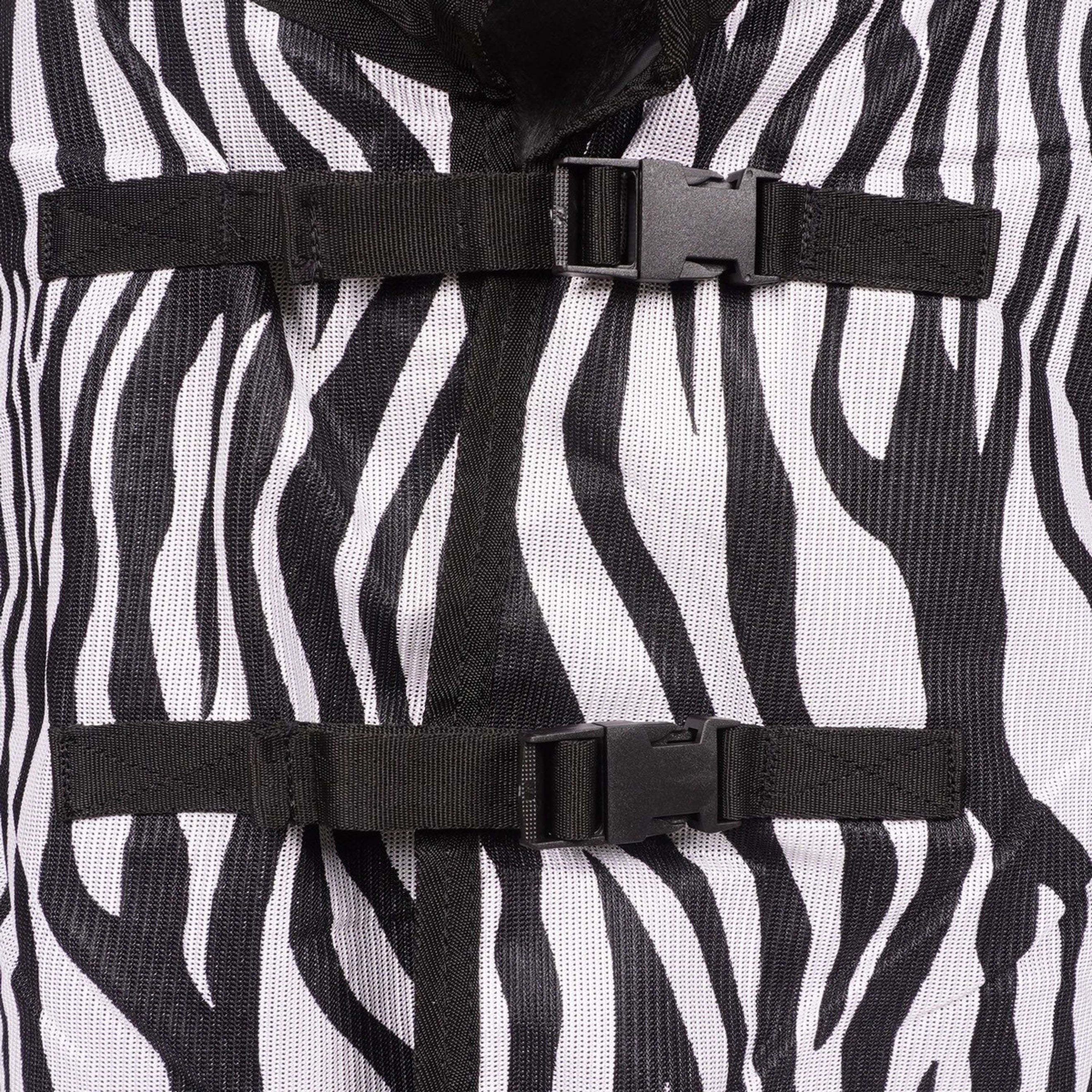 Waldhausen Couvre-reins Anti-Mouches Zebra avec Franges Zebra Waldhausen Couvre-reins Anti-Mouches Zebra avec Franges Zebra