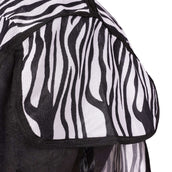 Waldhausen Couvre-reins Anti-Mouches Zebra avec Franges Zebra