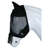 Waldhausen Fly Mask Premium with Ears and Tassels Noir