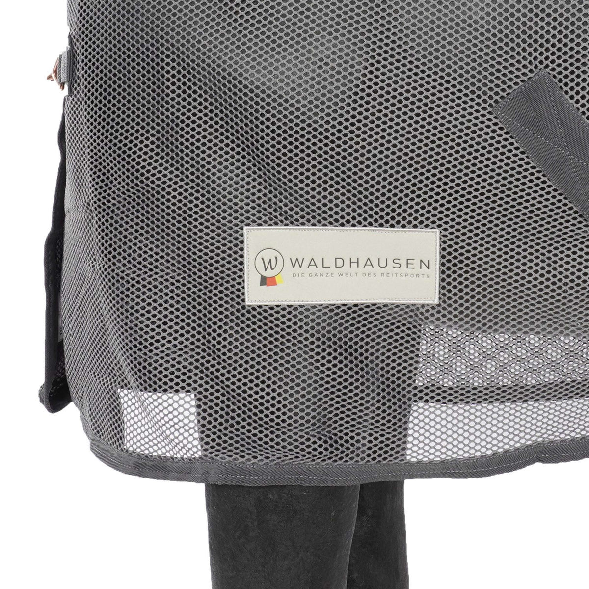 Waldhausen Couverture Anti-Mouches Comfort avec Sursangles Croisées Gris