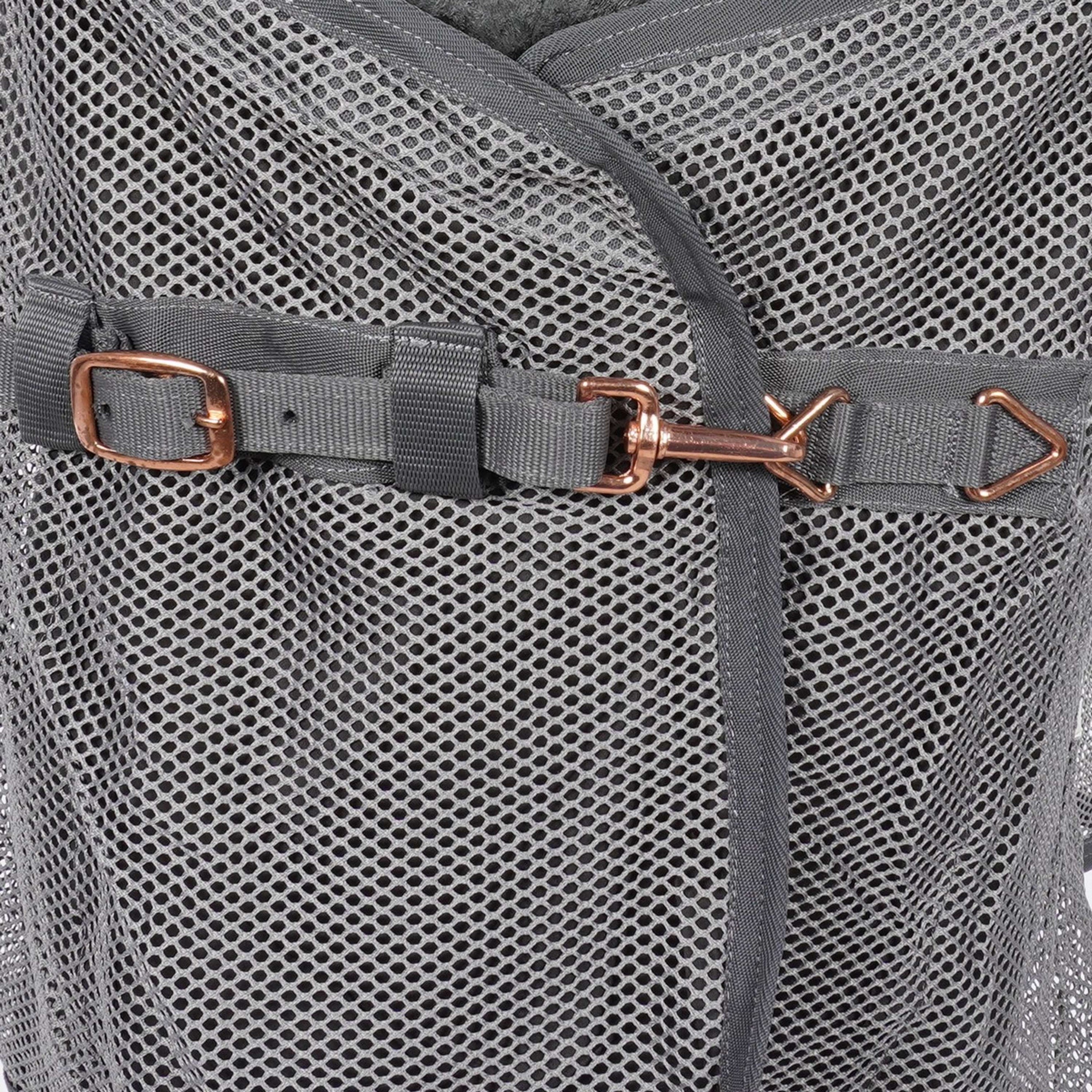 Waldhausen Couverture Anti-Mouches Comfort avec Couverture Gris Waldhausen Couverture Anti-Mouches Comfort avec Couverture Gris