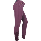 Harry's Horse Pantalon d'Équitation Denici Cavalli Maroon Full Grip Bordeaux