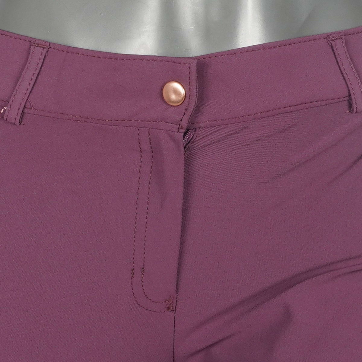 Harry's Horse Pantalon d'Équitation Denici Cavalli Maroon Full Grip Bordeaux