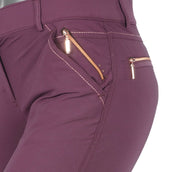 Harry's Horse Pantalon d'Équitation Denici Cavalli Maroon Full Grip Bordeaux