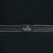 Cal Rei Tapis de Selle Diamond de Saut Noir/Bronze