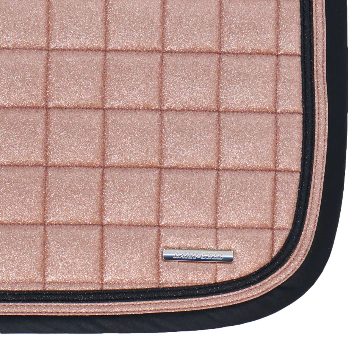 Lami-Cell Tapis de Selle Sparkling Dressage Old Pink/Noir