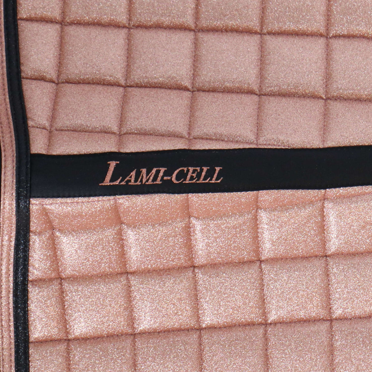 Lami-Cell Tapis de Selle Sparkling Dressage Old Pink/Noir