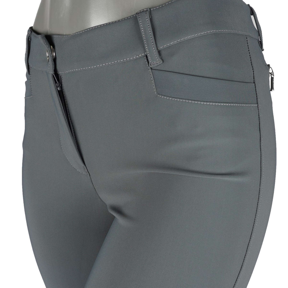 Ego7 Pantalon d'Équitation Dressage FG Vert/Gris