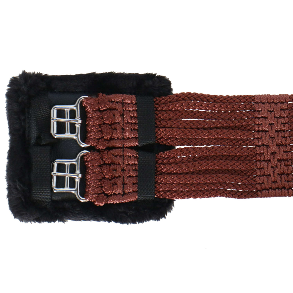 Stübben Sangle de Cordon avec Boucles en Acier Inoxydable Rembourrées Marron