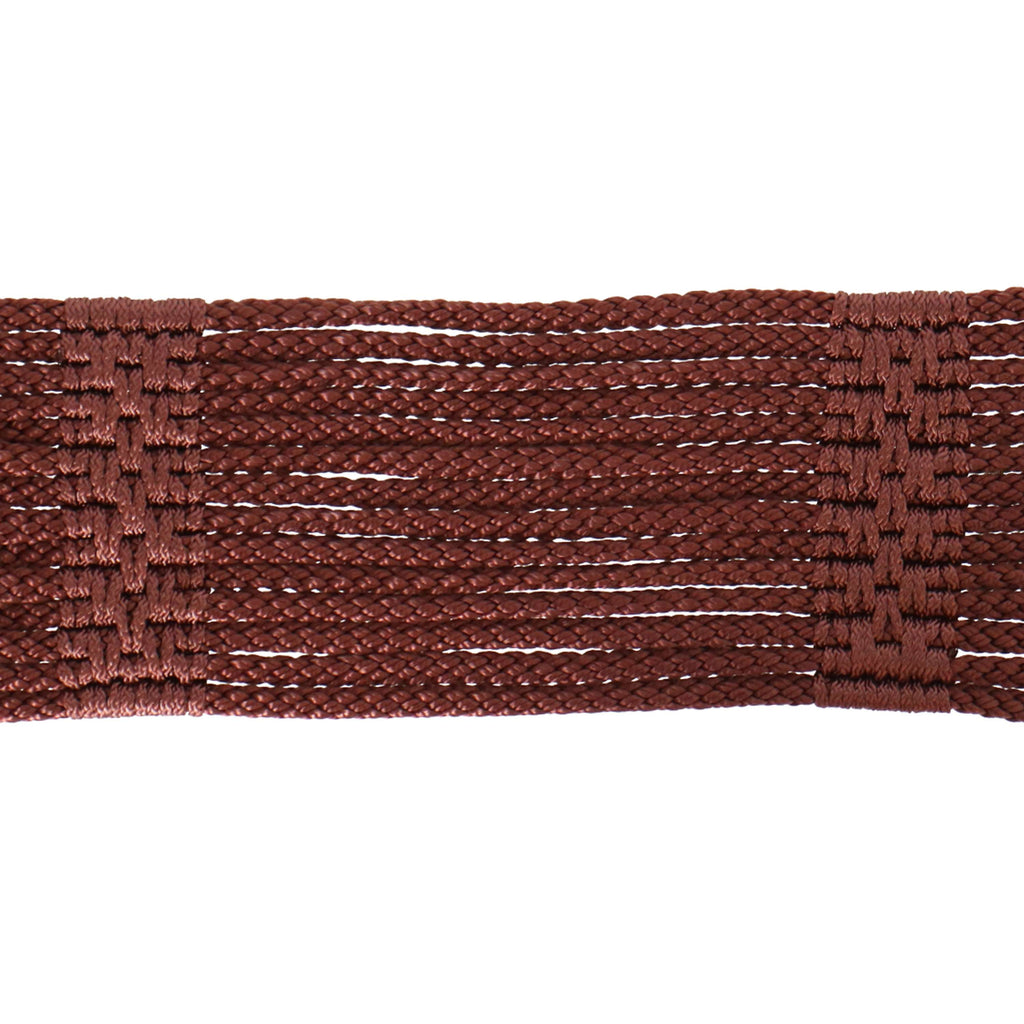Stübben Sangle de Cordon avec Boucles en Acier Inoxydable Rembourrées Marron