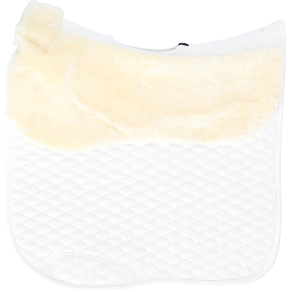 Stübben Tapis de Selle Streamline Dressage Peau dÁgneau Blanc