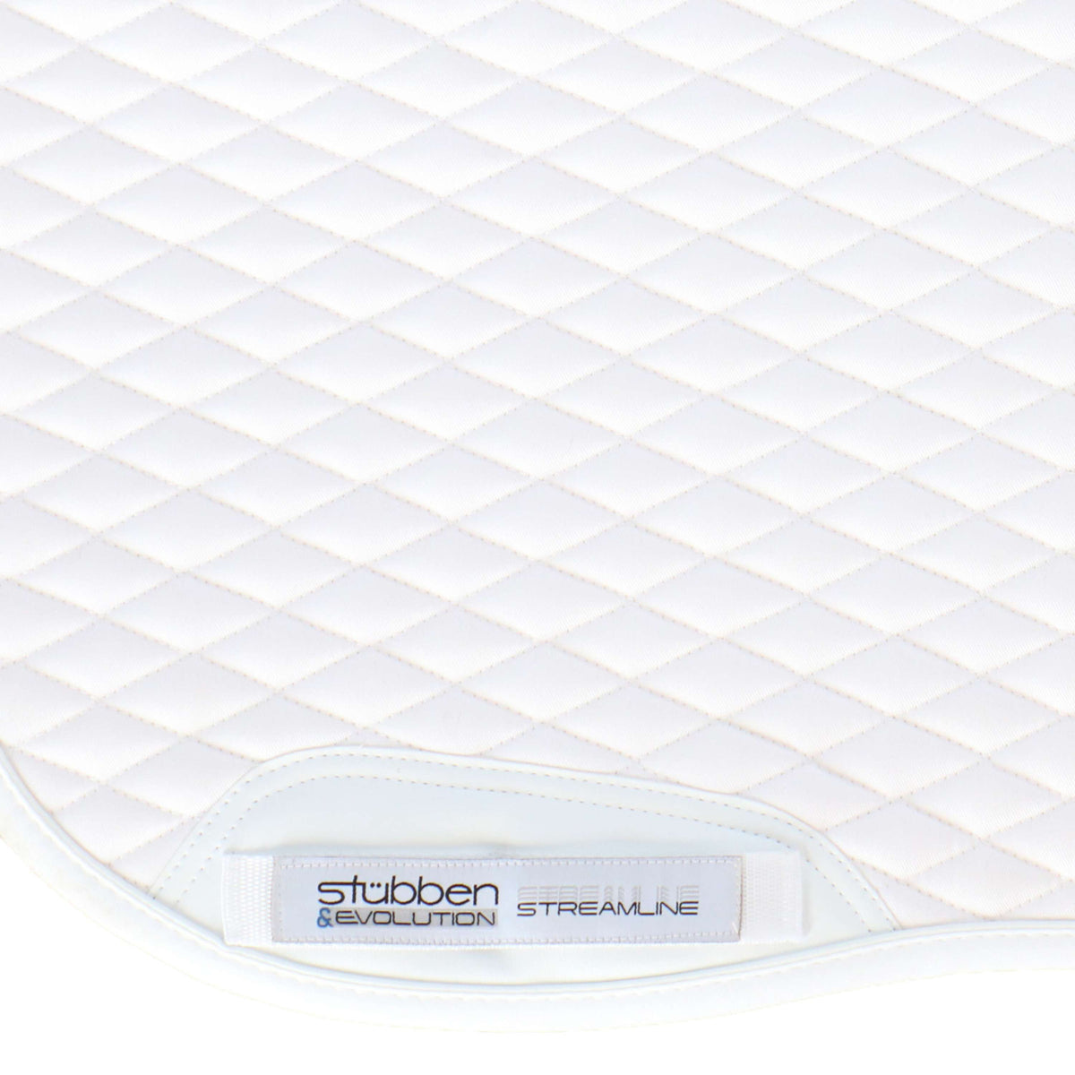 Stübben Tapis de Selle Streamline Dressage Peau dÁgneau Blanc