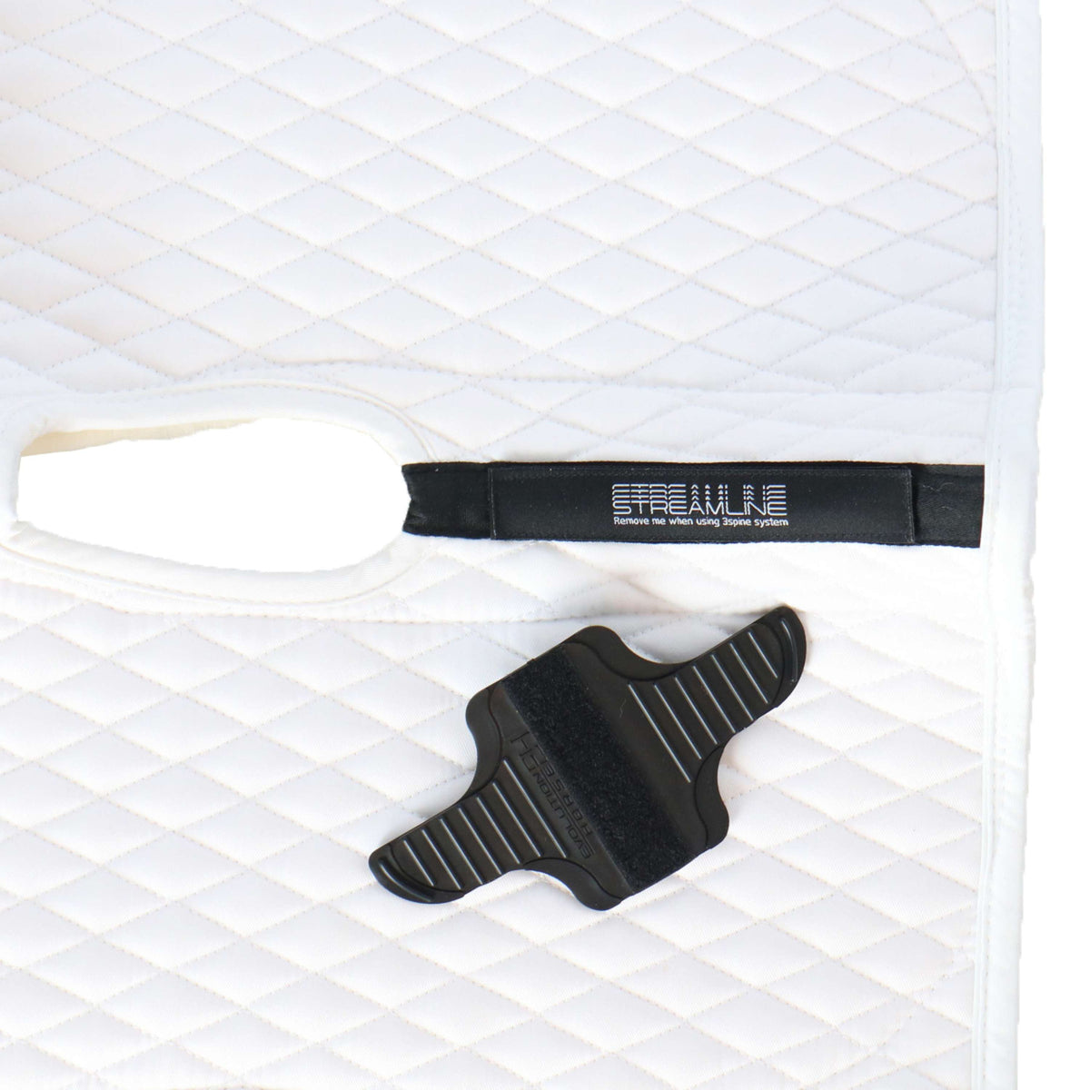 Stübben Tapis de Selle Streamline Dressage Peau dÁgneau Blanc