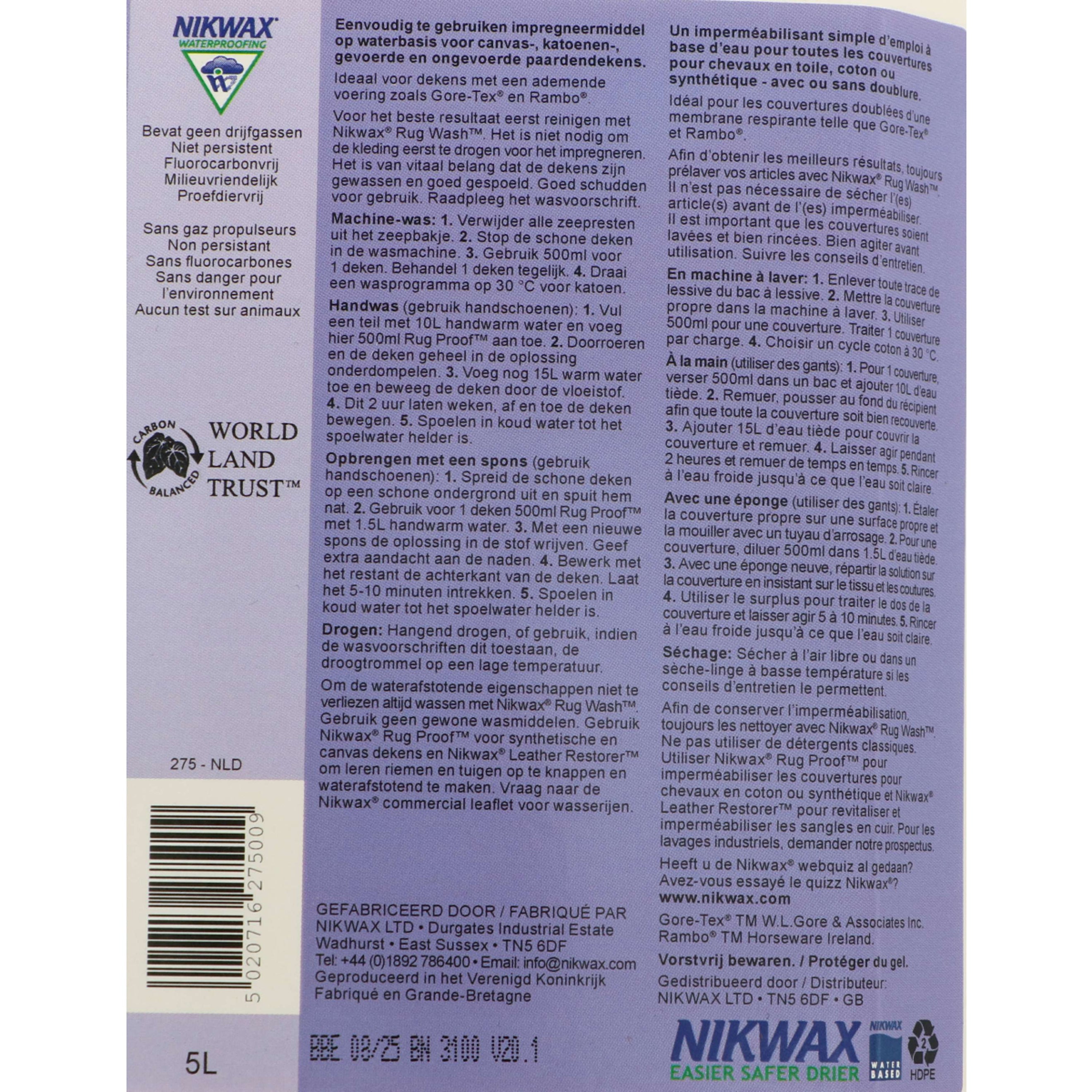 Nikwax Rug Proof Nikwax Rug Proof