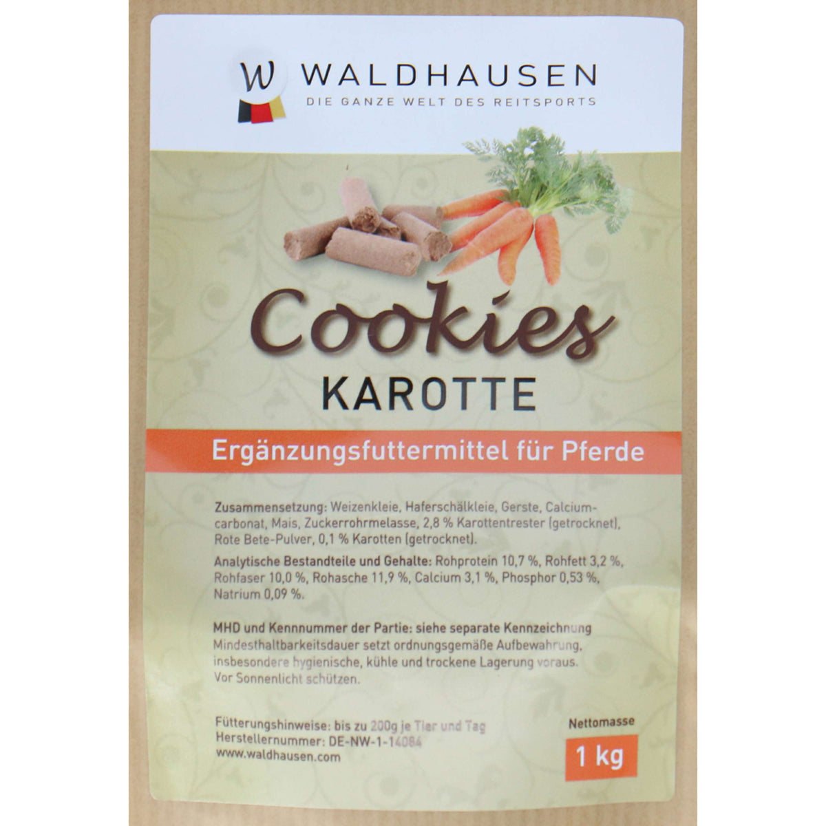 Waldhausen Croquette de Récompense Cookies Carotte