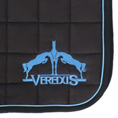 Veredus Tapis de Selle Microfiber de Saut Bleu clair