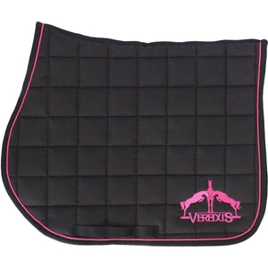 Veredus Tapis de Selle Microfiber de Saut Rose