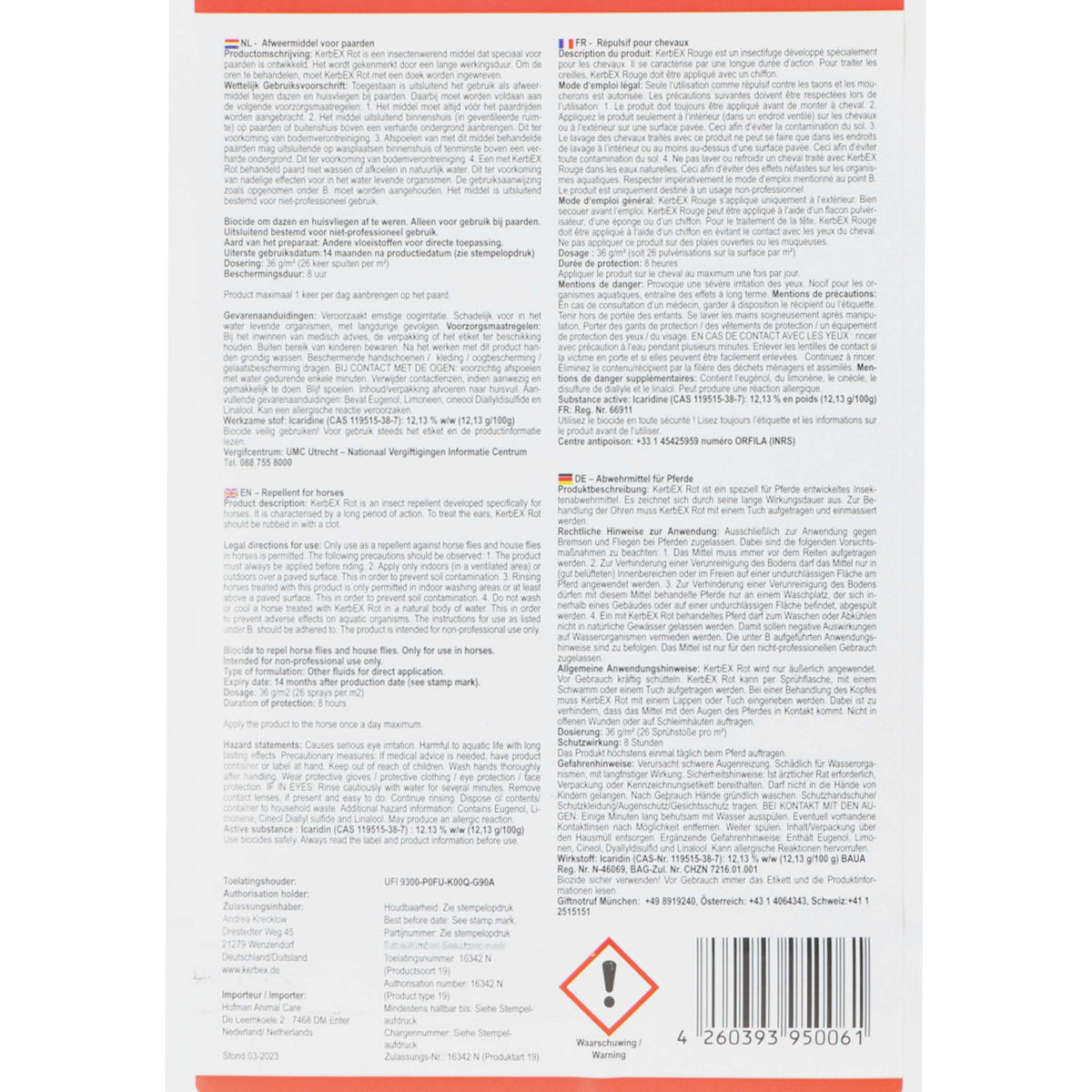 KerbEX Rot Insect repellent