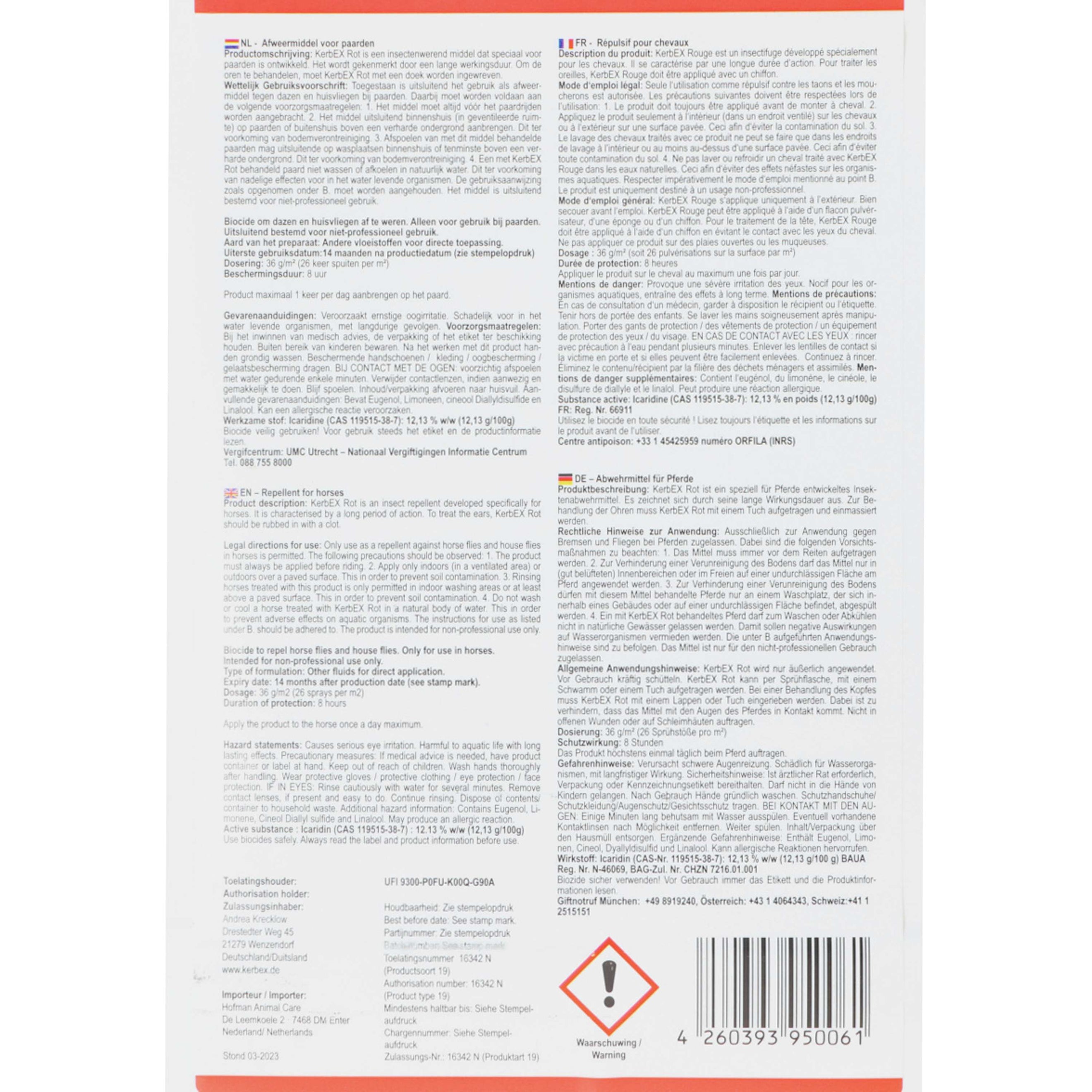 KerbEX Rot Insect repellent