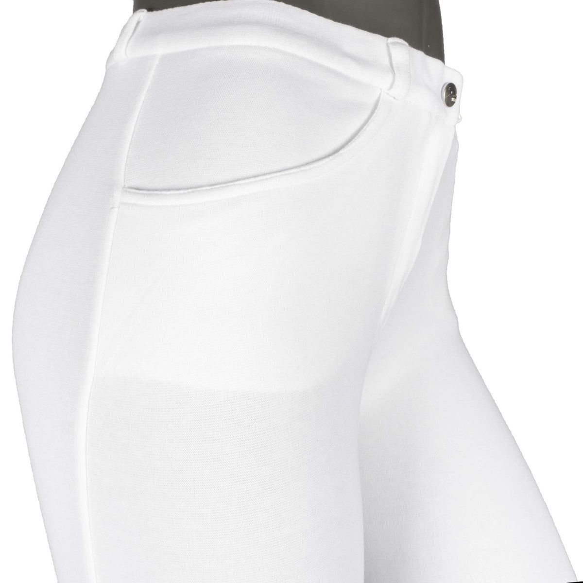 HKM Pantalon d'Équitation Kate Genoux Silicones Blanc