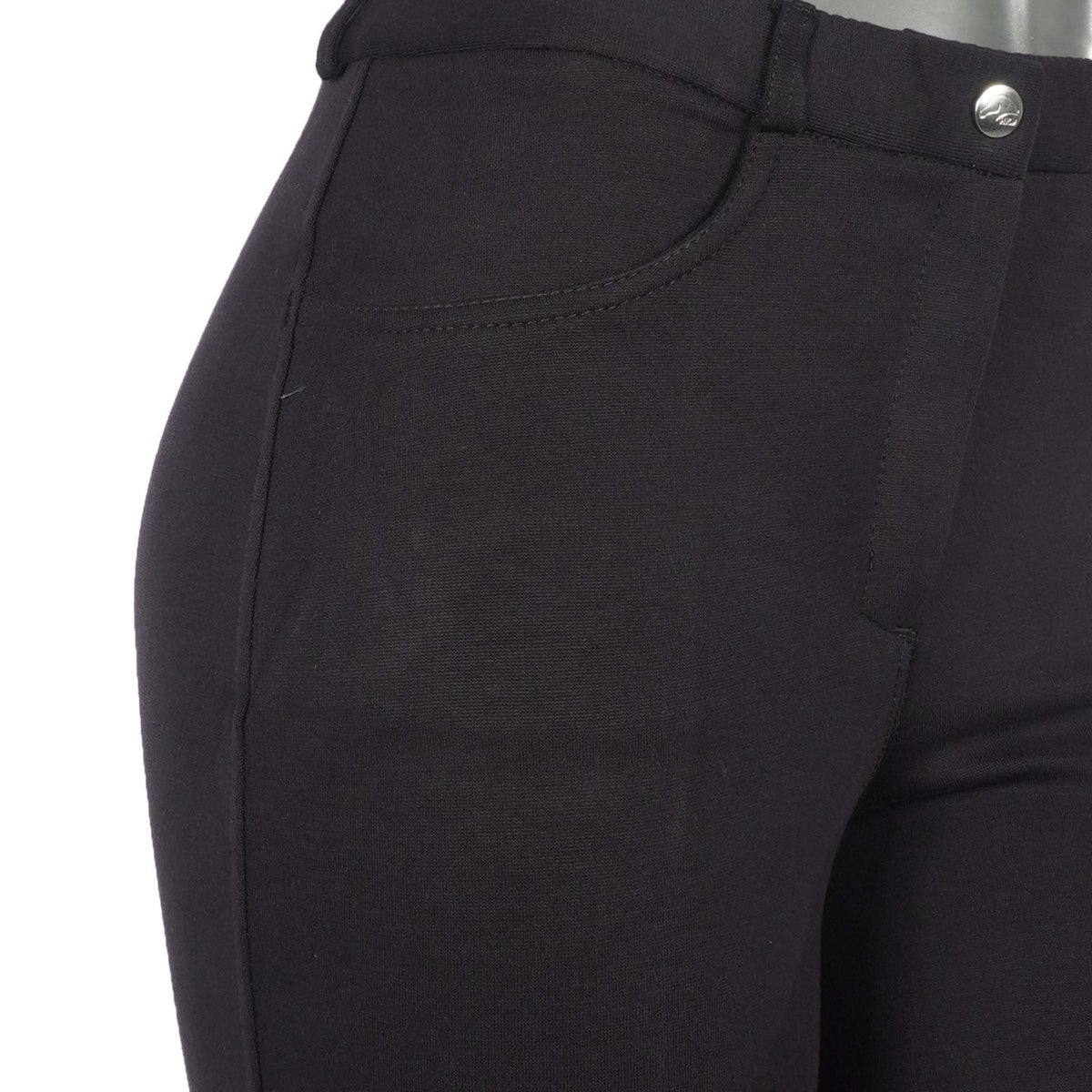 HKM Pantalon d'Équitation Kate Genoux Silicones Noir