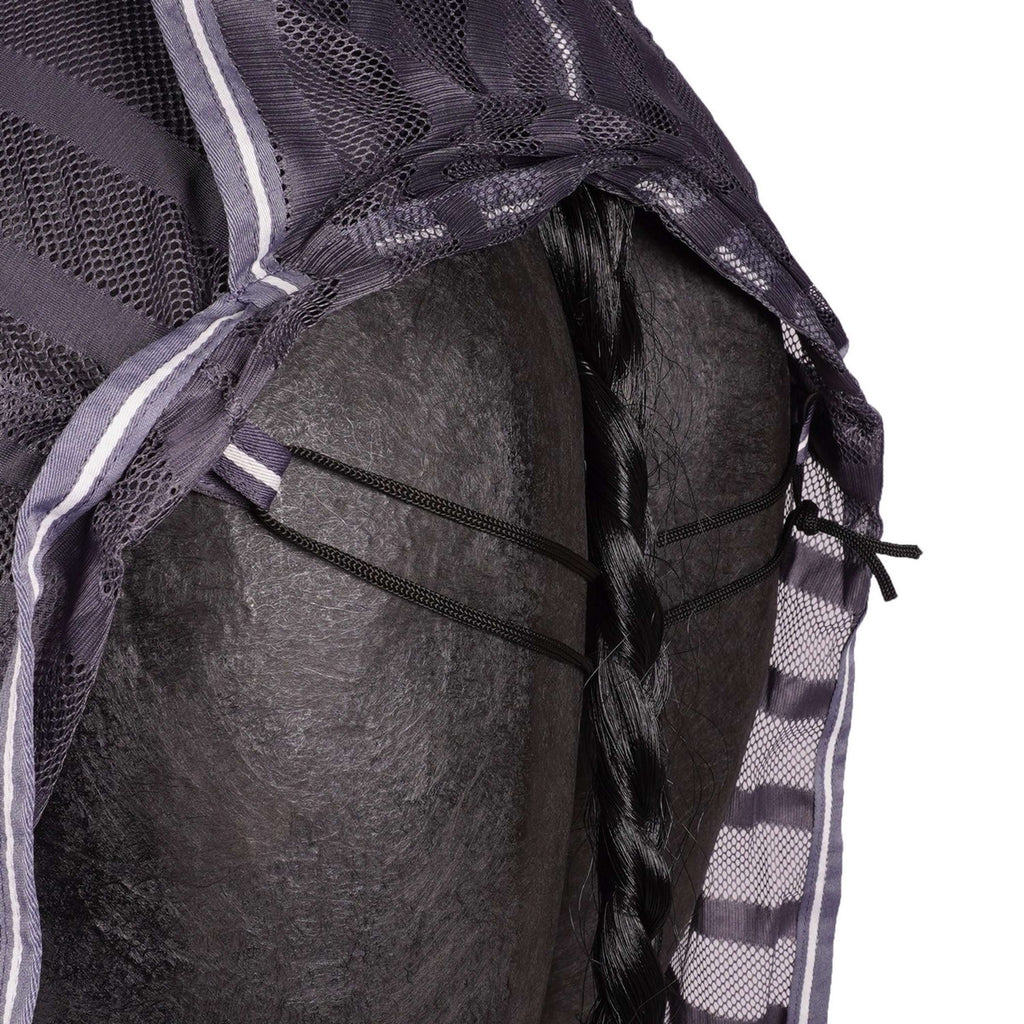HKM Couverture Anti-Mouches Bleu Foncé/Gris