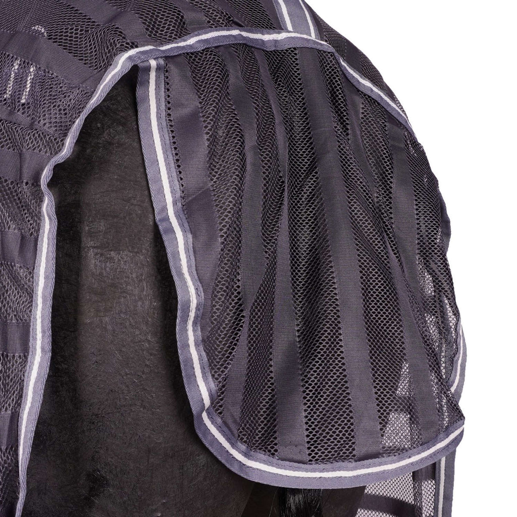 HKM Couverture Anti-Mouches Bleu Foncé/Gris