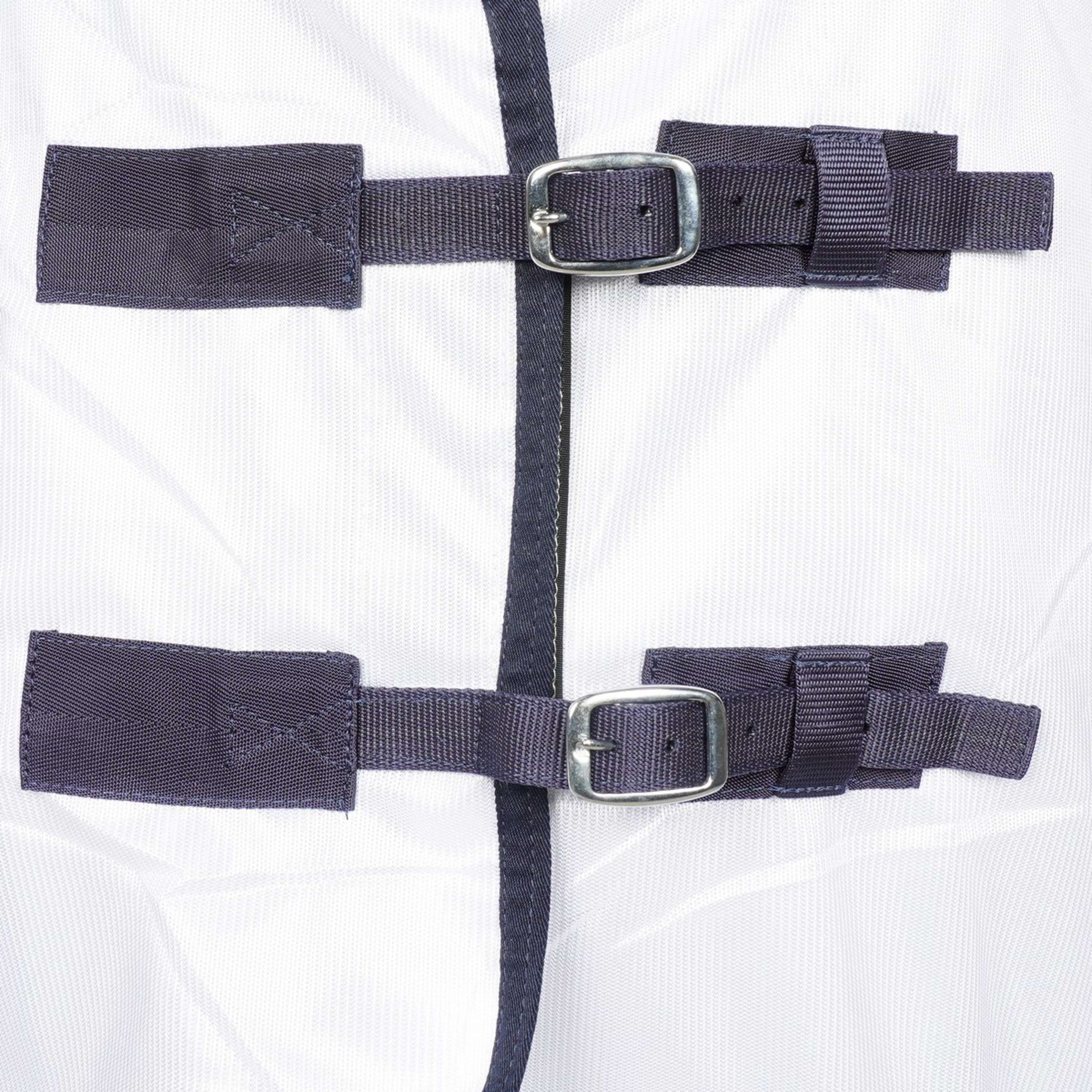 HKM Couverture Anti-Mouches Lyon avec Partie du Cou Blanc HKM Couverture Anti-Mouches Lyon avec Partie du Cou Blanc