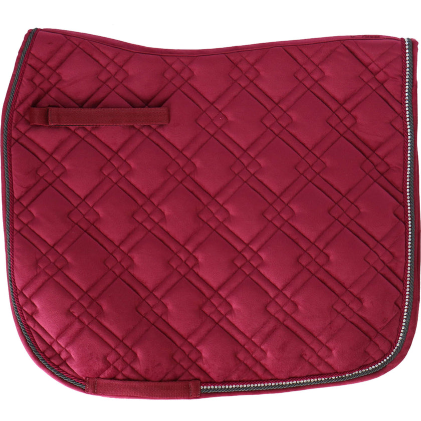 HKM Tapis de Selle Berry Dressage Vin rouge HKM Tapis de Selle Berry Dressage Vin rouge
