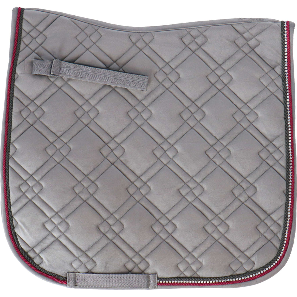 HKM Tapis de Selle Berry Dressage Gris foncé